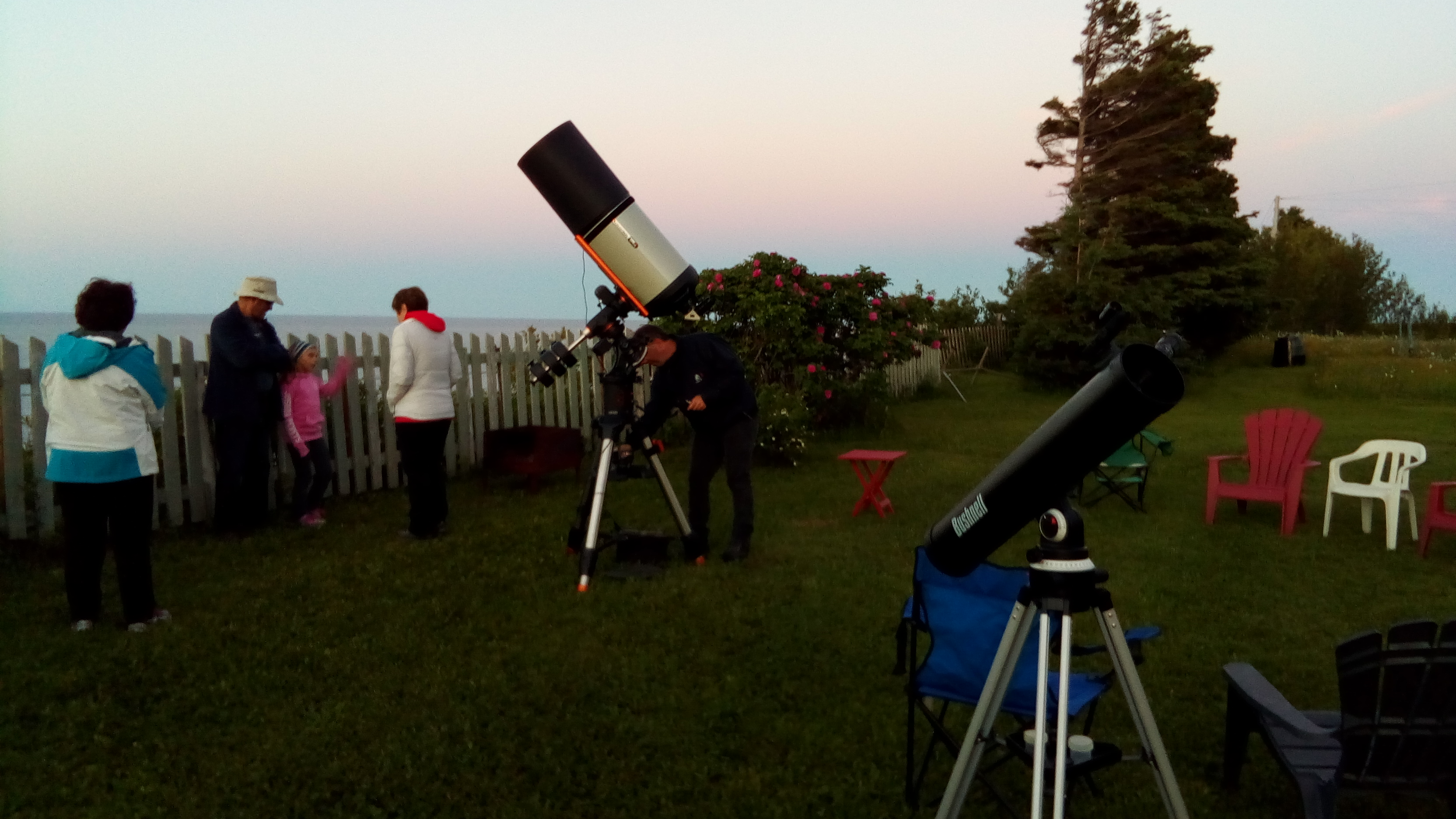 Stargazing at Camping Griffon